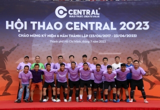 CTY HHOUSE THAM GIA HỘI THAO CÙNG TỔNG THẦU CENTRAL VÀ CÁC CTY NGÀNH XÂY DỰNG