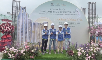 HHOUSE  - CENTRAL CÙNG CHỦ ĐẦU TƯ PHÚ LONG CẤT NÓC DỰ ÁN ESSENSIA SKY