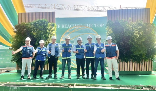 HHOUSE-RICONS CÙNG CHỦ ĐẦU TƯ BẤT ĐỘNG SẢN QUỐC TẾ GAMUDA LAND CẤT NÓC DỰ ÁN ELYSIAN