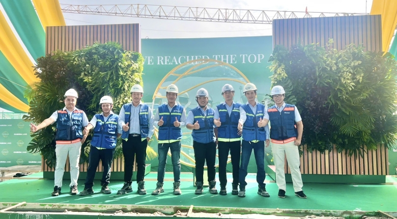 HHOUSE-RICONS CÙNG CHỦ ĐẦU TƯ BẤT ĐỘNG SẢN QUỐC TẾ GAMUDA LAND CẤT NÓC DỰ ÁN ELYSIAN